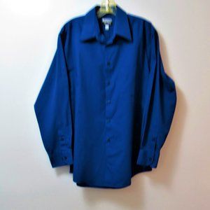 Alfani Men's Fitted LS Shirt – 16 32/33- EUC